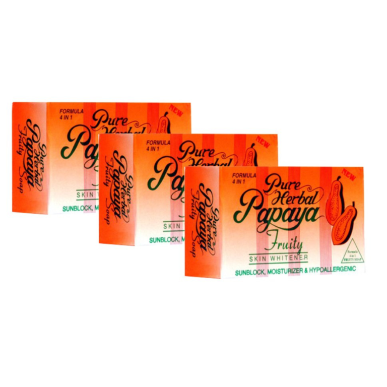 Pure herbal papaya fruity soap