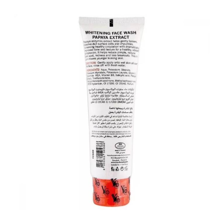 Yc whitening Facewash with papaya extract