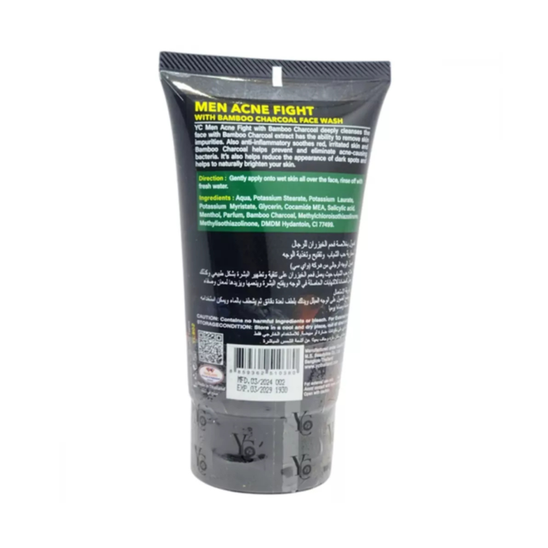 yc bamboo charcoal face wash