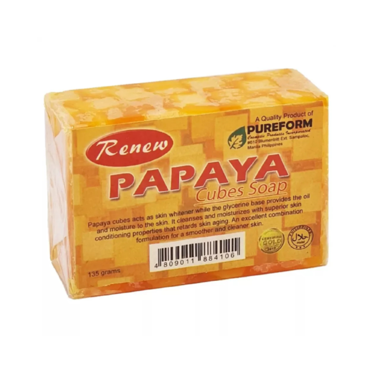 Renew Papaya Cube Soap