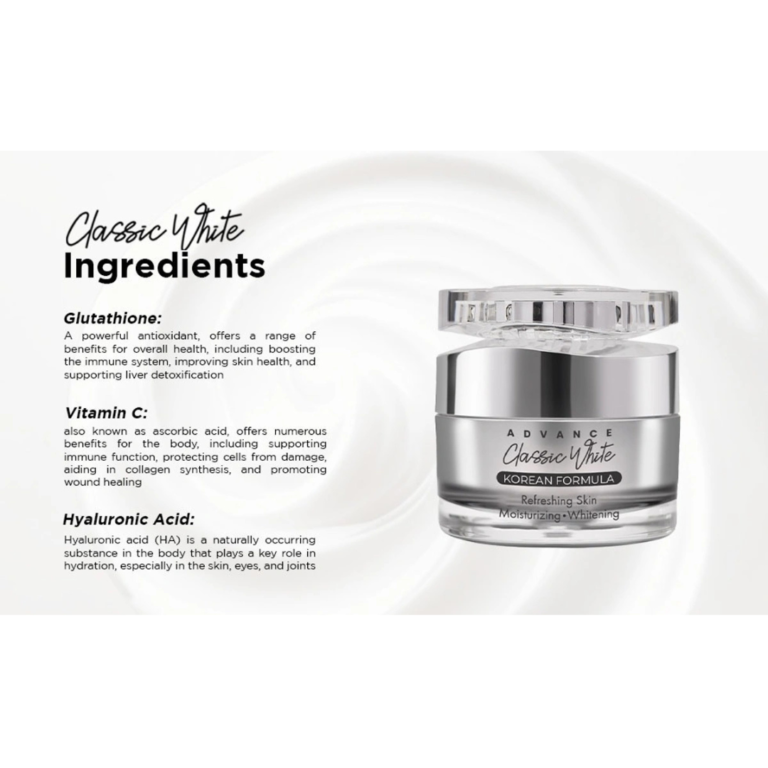 Classic white korean cream